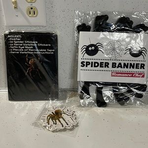 Birthday Party Games Bachelorette Graduation Fun Family Time.  Pin the spider!